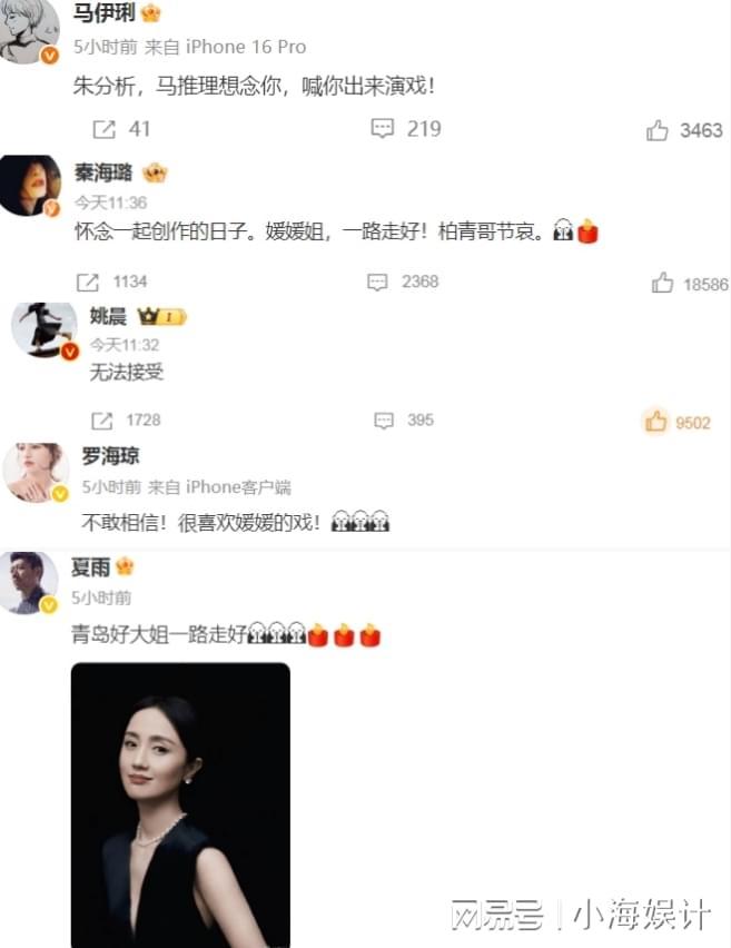 世丈夫辛柏青悲痛发文赵丽颖等多位明星悼念PG麻将胡了免费模拟器演员朱媛媛患癌去(图13)